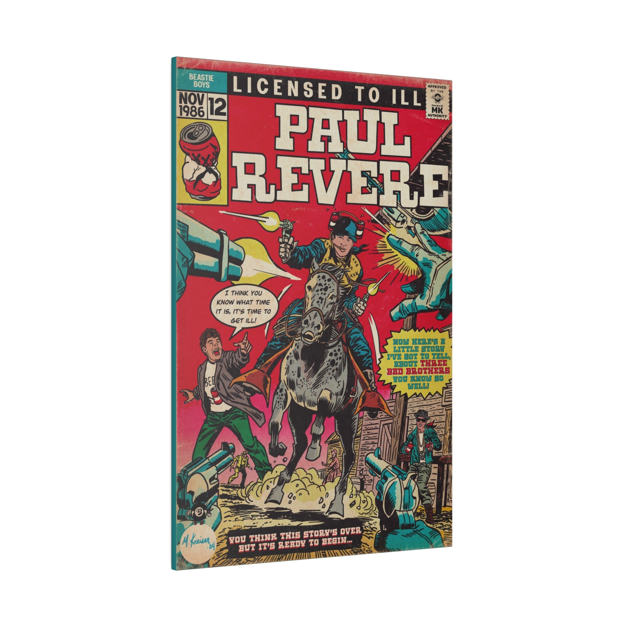 Paul Revere - Matte Canvas, Stretched, 0.75"