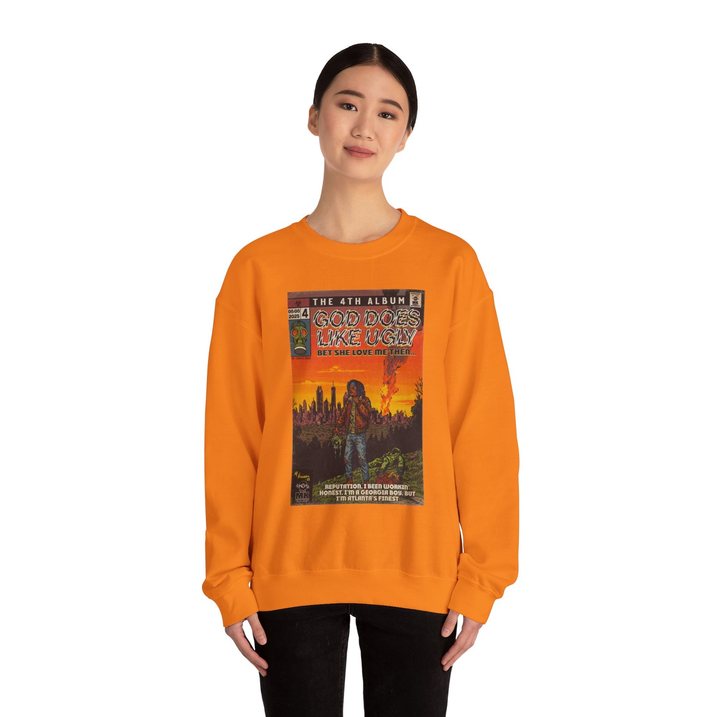 God Does Like Ugly - Unisex Heavy Blend™ Crewneck Sweatshirt