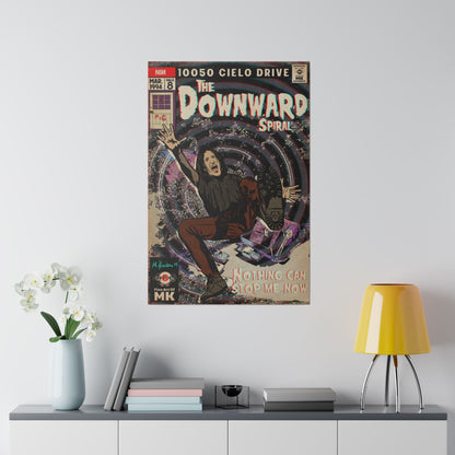 The Downward Spiral - Matte Canvas, Stretched, 0.75"