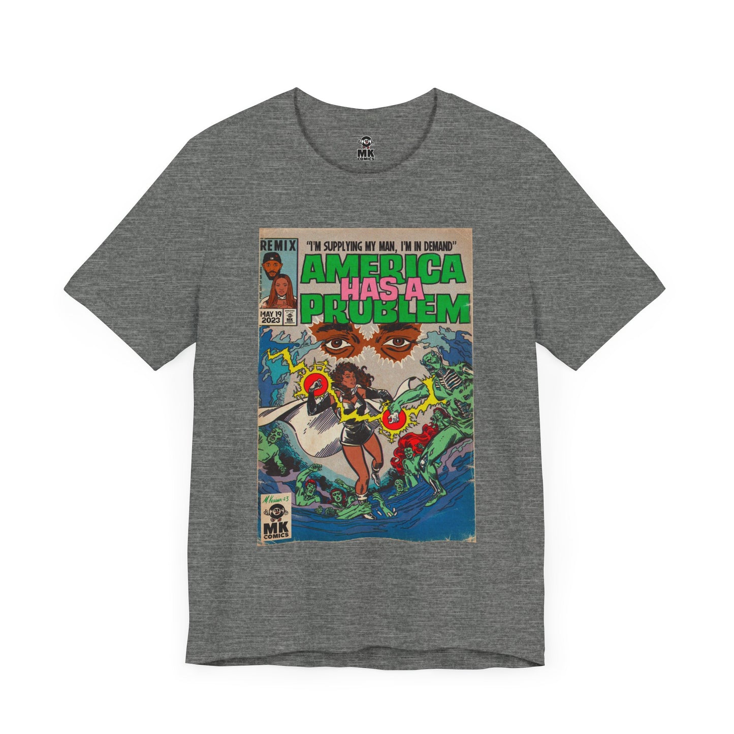 America Has a Problem - Unisex Jersey Short Sleeve Tee