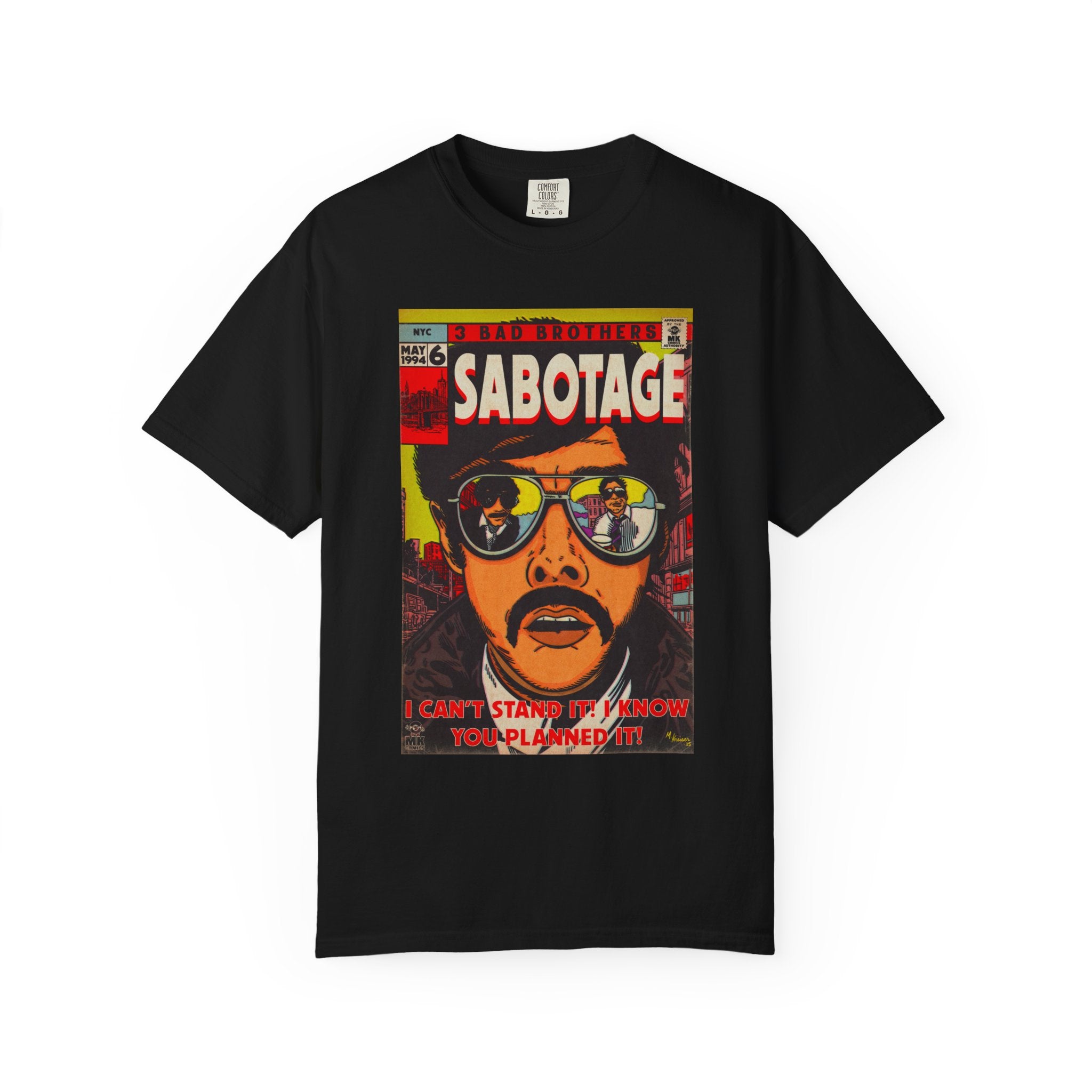 Sabotage - Unisex Comfort Colors Garment-Dyed Heavyweight Short Sleeve Cotton T-shirt