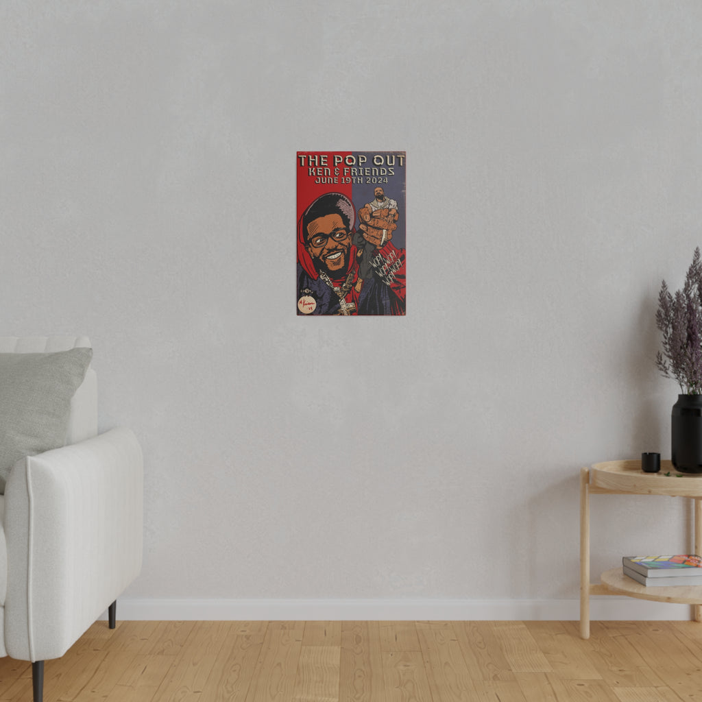The Pop Out - Matte Canvas, Stretched, 0.75"