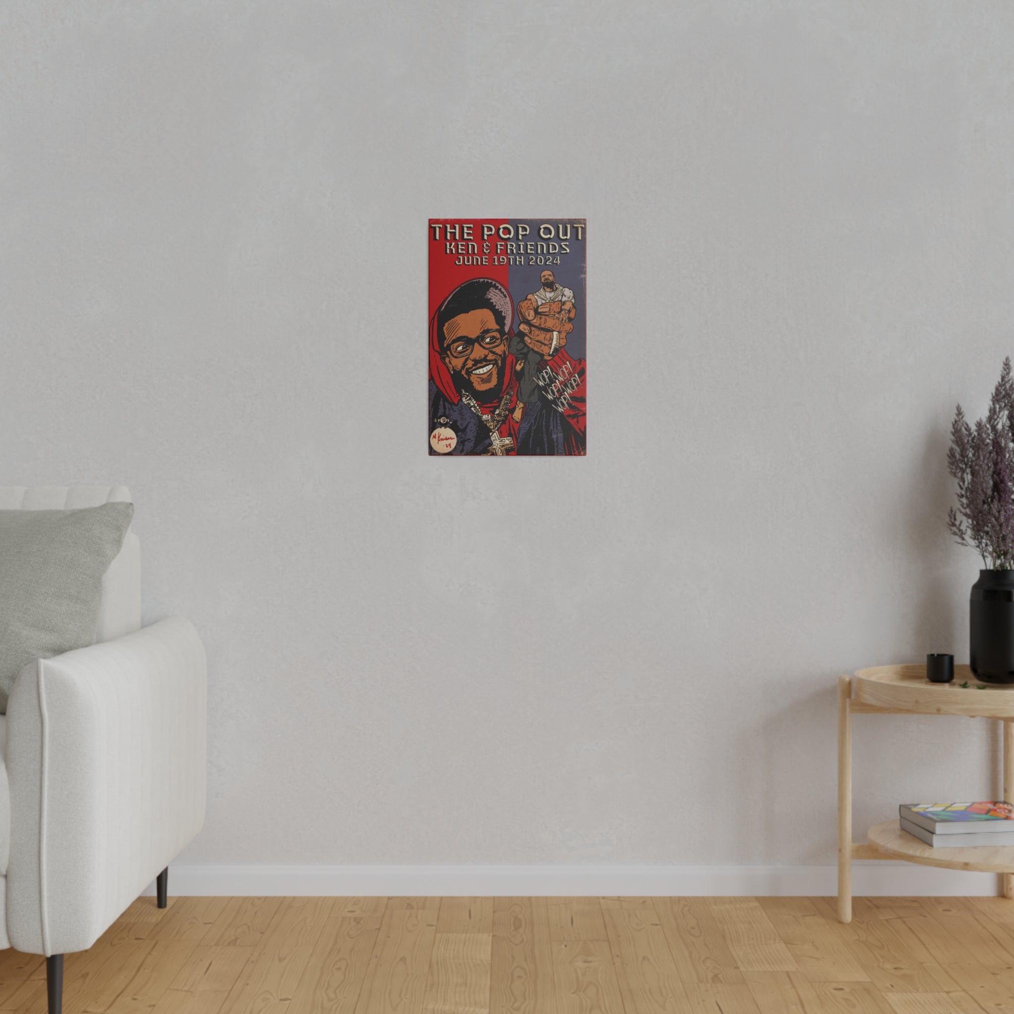 The Pop Out - Matte Canvas, Stretched, 0.75"