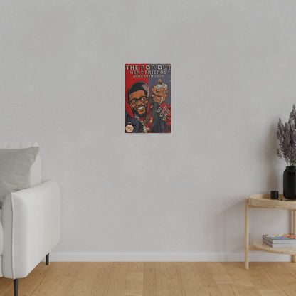 Kendrick Lamar - The Pop Out - Matte Canvas, Stretched, 0.75"