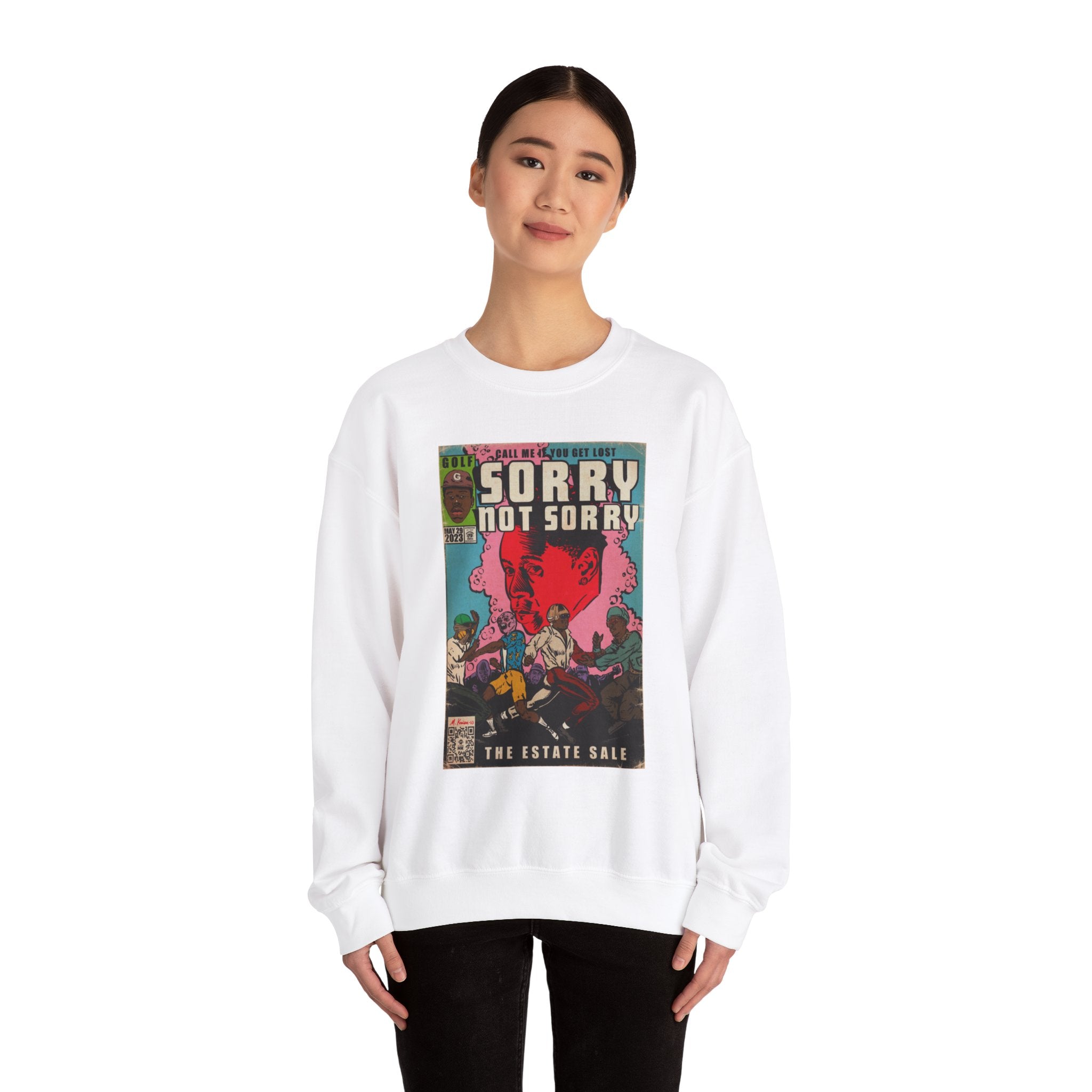 Tyler - Sorry Not Sorry - Unisex Heavy Blend™ Crewneck Sweatshirt