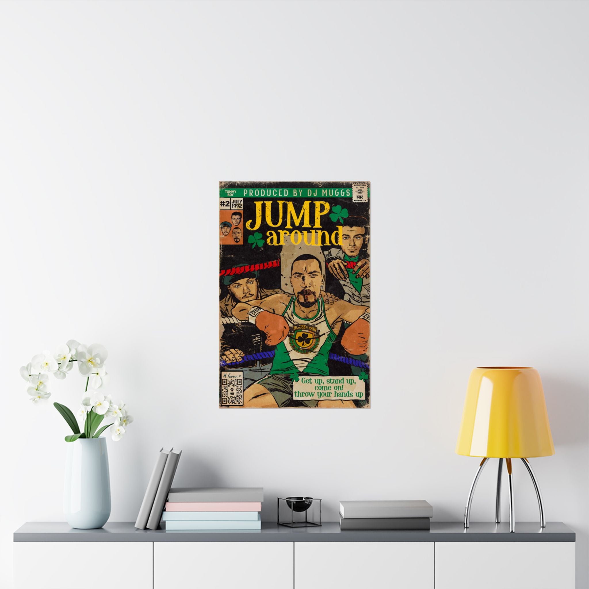 Jump Around -  Vertical Matte Poster