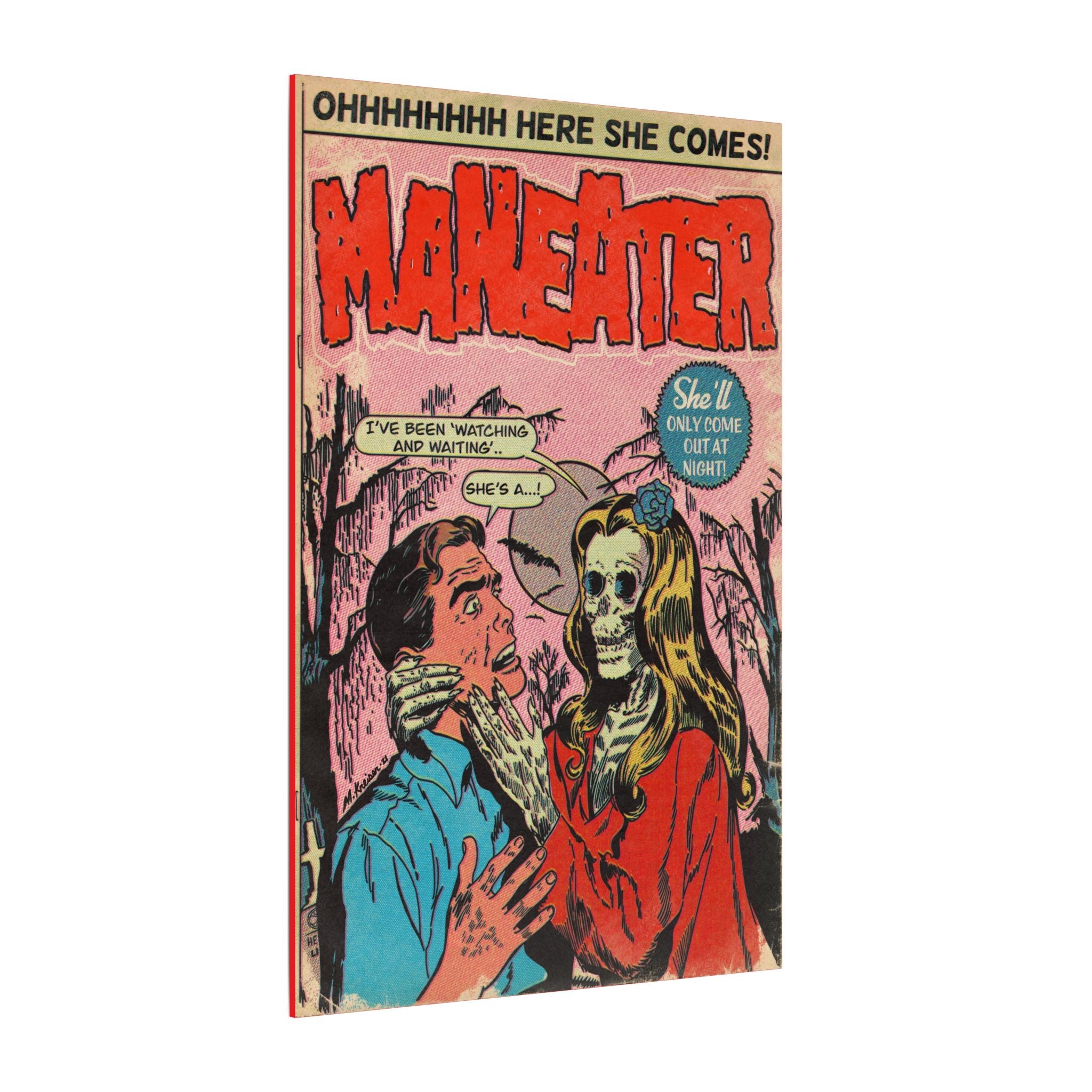 Maneater - Matte Canvas, Stretched, 0.75" (Multi-Size)