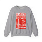 Man on the Moon - RED VARIANT - Unisex Heavy Blend™ Crewneck Sweatshirt