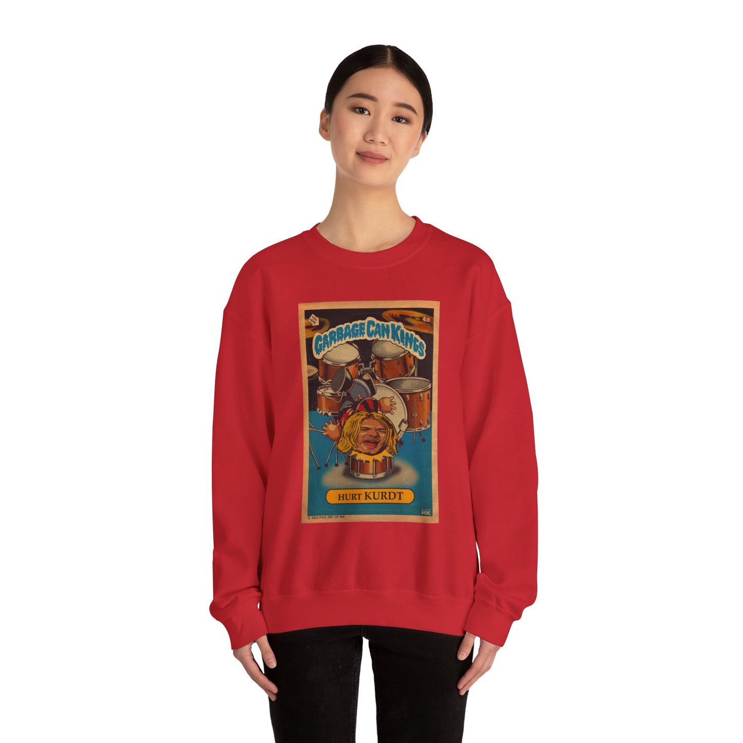 Hurt KURDT - Garbage Can Kings - Nirvana - Unisex Heavy Blend™ Crewneck Sweatshirt