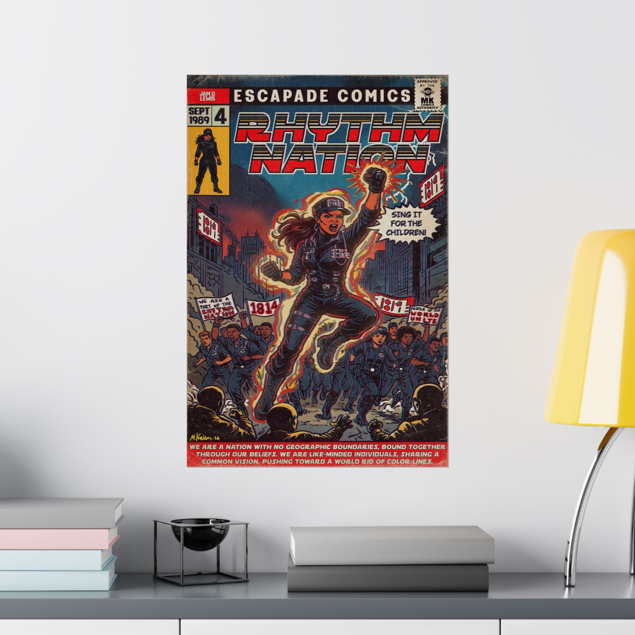 Rhythm Nation - Matte Vertical Posters