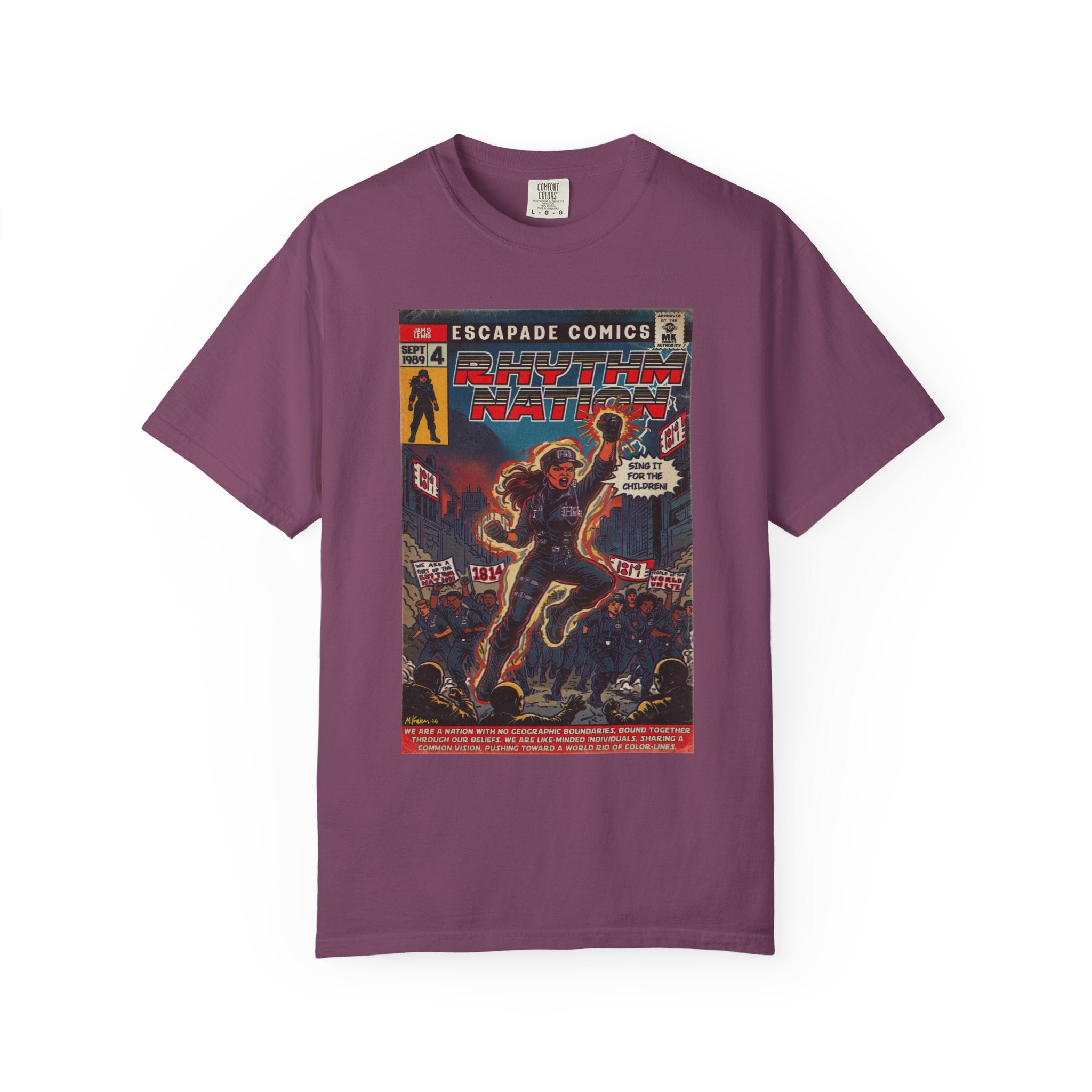 Rhythm Nation - Unisex Comfort Colors T-shirt