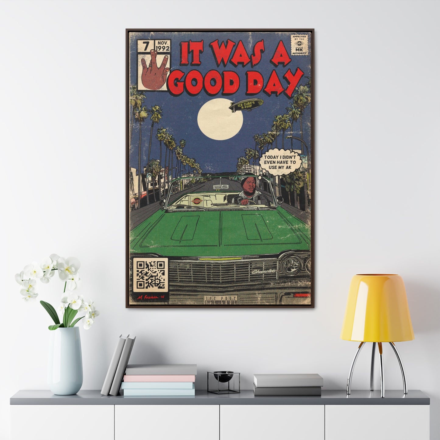 Icecube - It Was a Good Day - Gallery Canvas Wraps, Vertical Frame