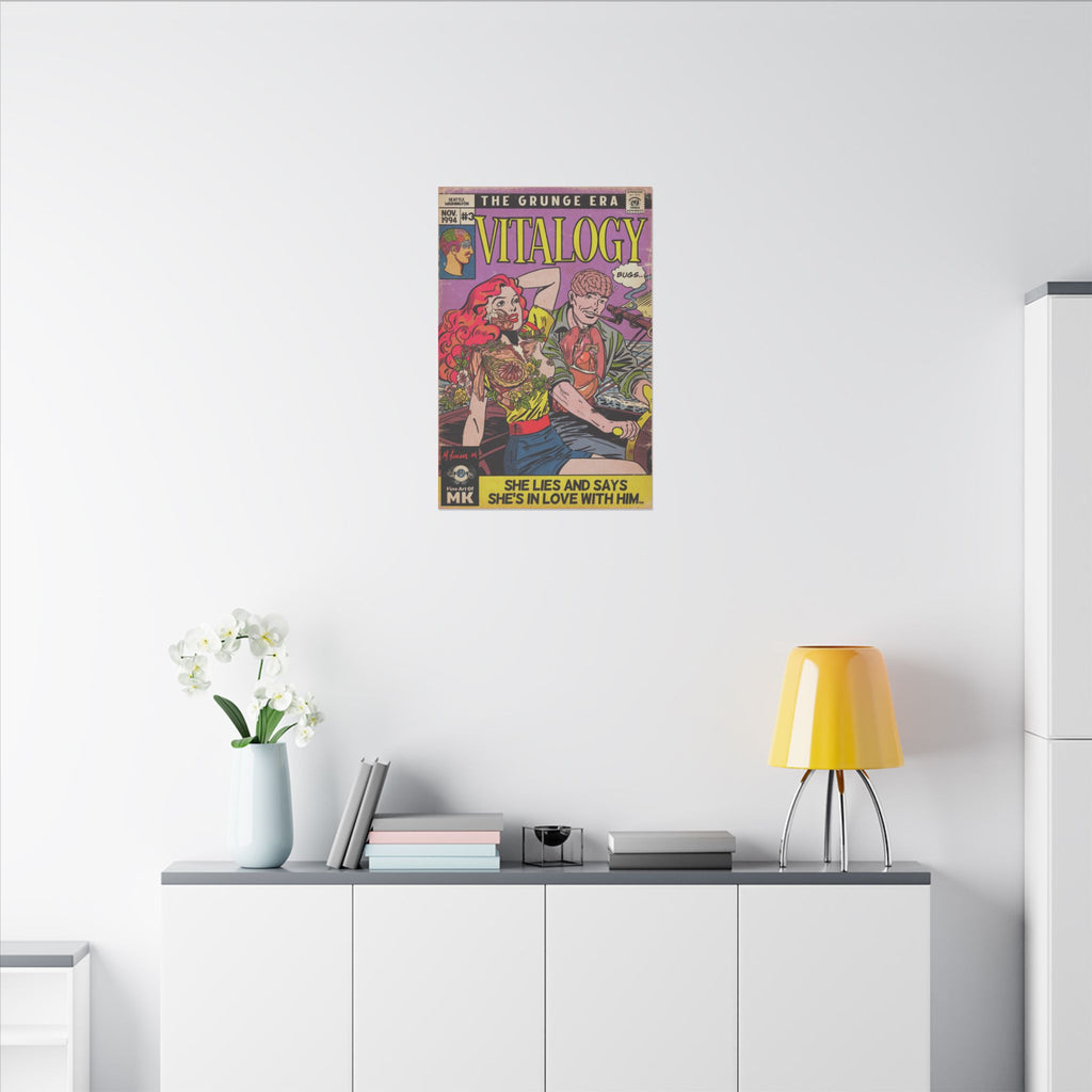 Vitalogy - Matte Canvas, Stretched, 0.75"