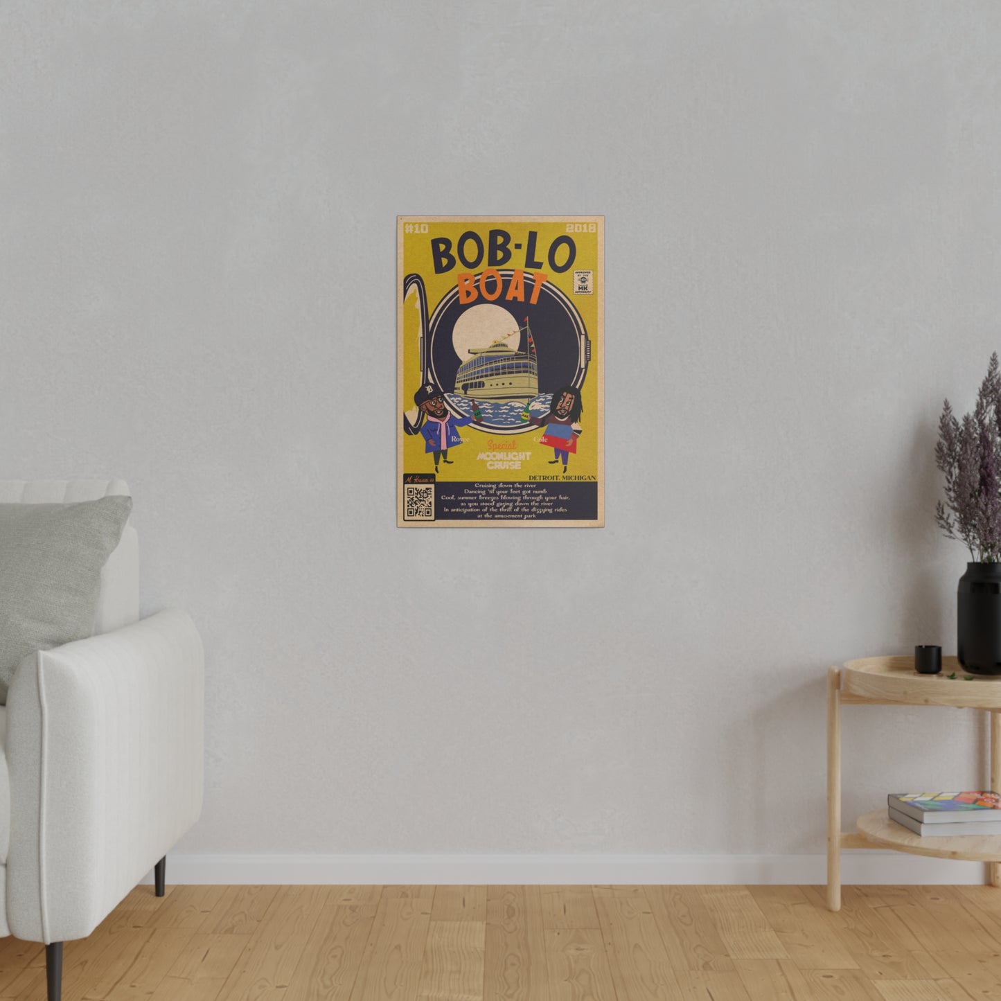 Boblo Boat - Matte Canvas, Stretched