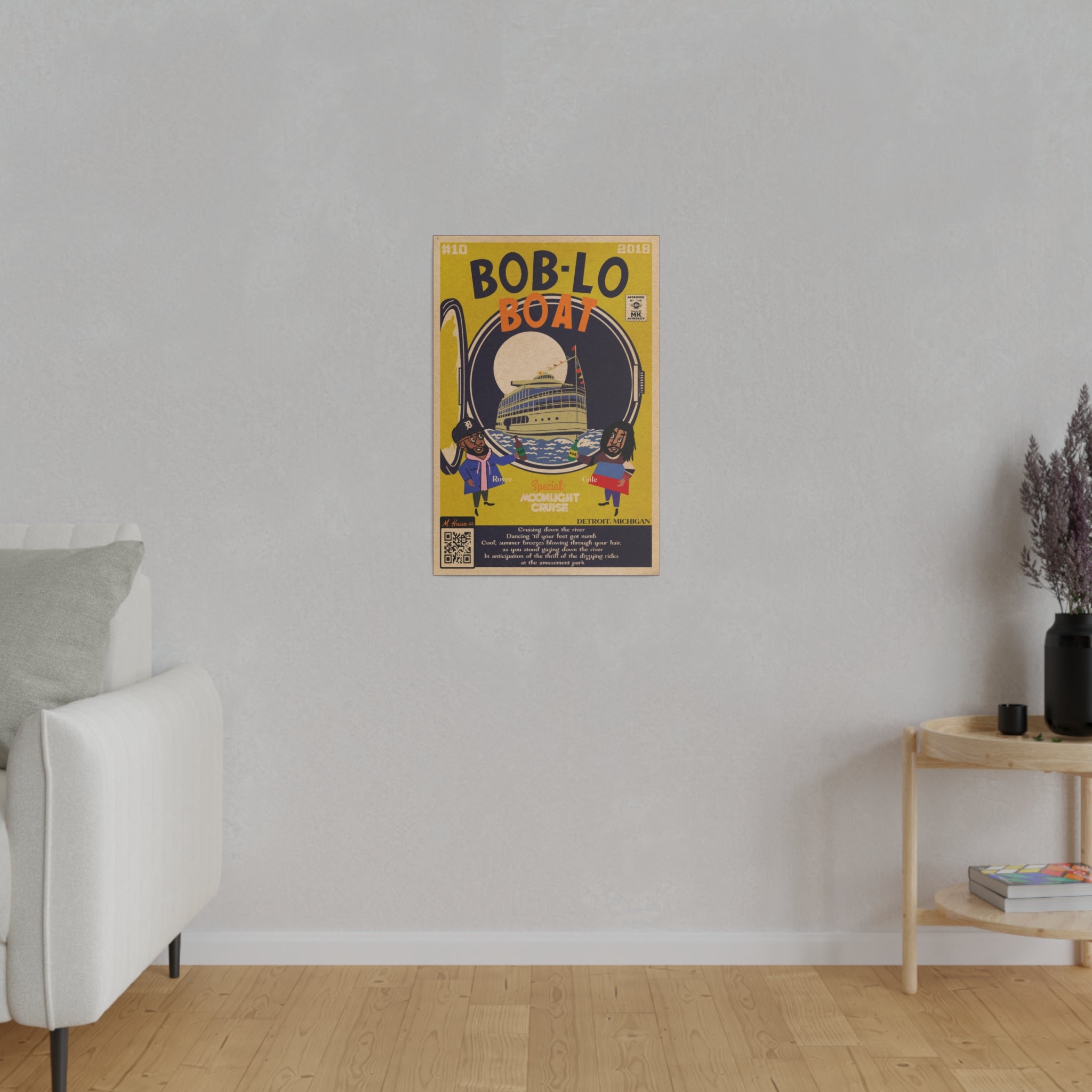 Boblo Boat - Matte Canvas, Stretched