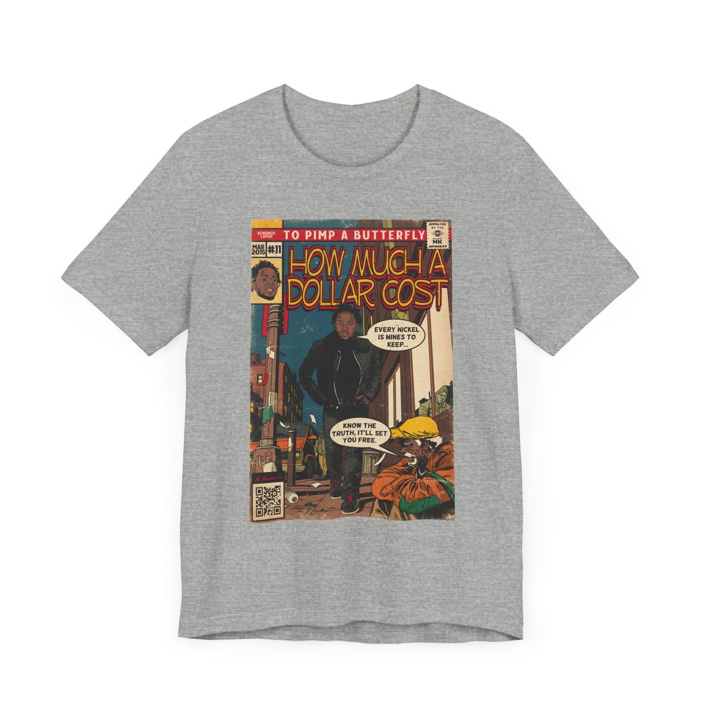 Kendrick Lamar - How Much A Dollar Cost - Unisex Jersey Short Sleeve Tee