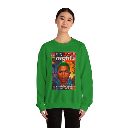 Frank Ocean -Nights - Unisex Heavy Blend™ Crewneck Sweatshirt