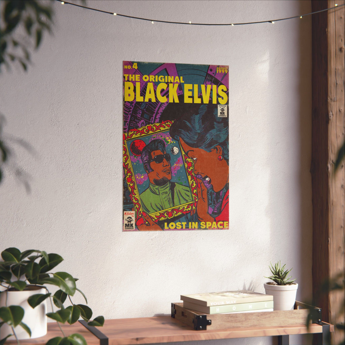 Black Elvis - Matte Vertical Posters