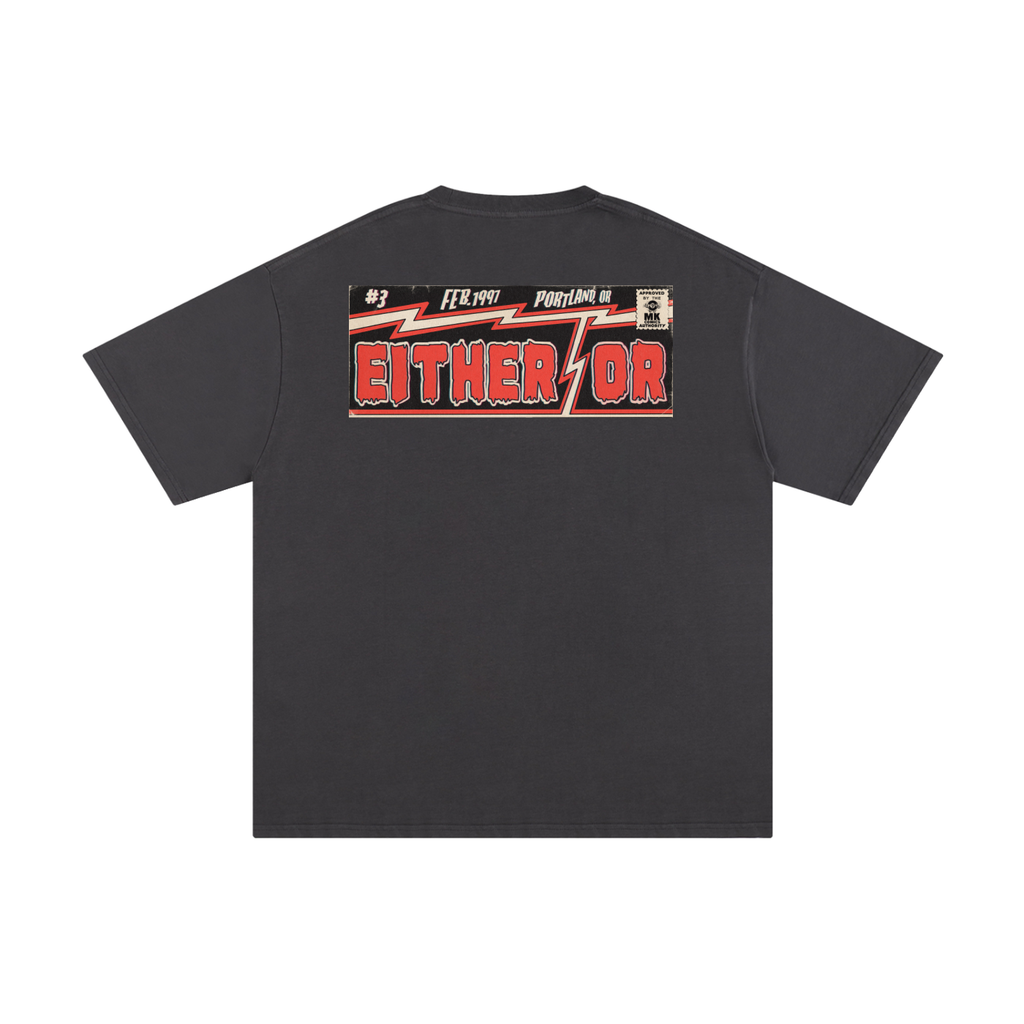 Either/Or - Unisex Pure Cotton T-Shirt