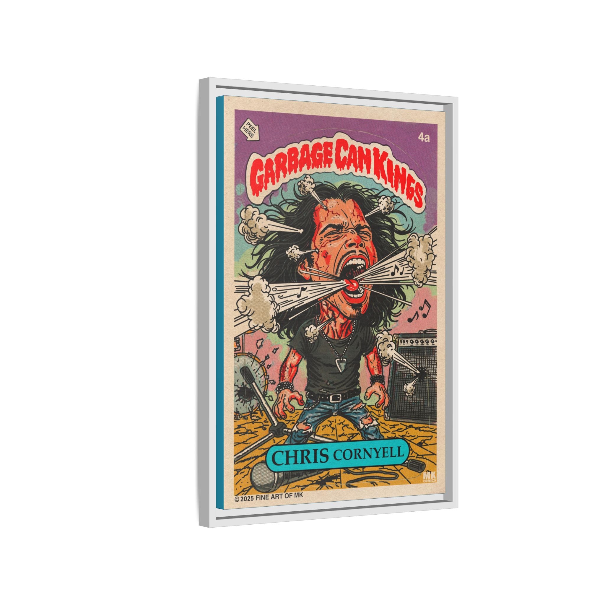 Chris Cornyell - Matte Canvas, Framed (Multi-color)