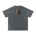 Ram - Snow Washed Oversized Cotton T-Shirt