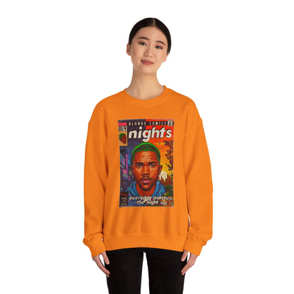 Frank Ocean -Nights - Unisex Heavy Blend™ Crewneck Sweatshirt