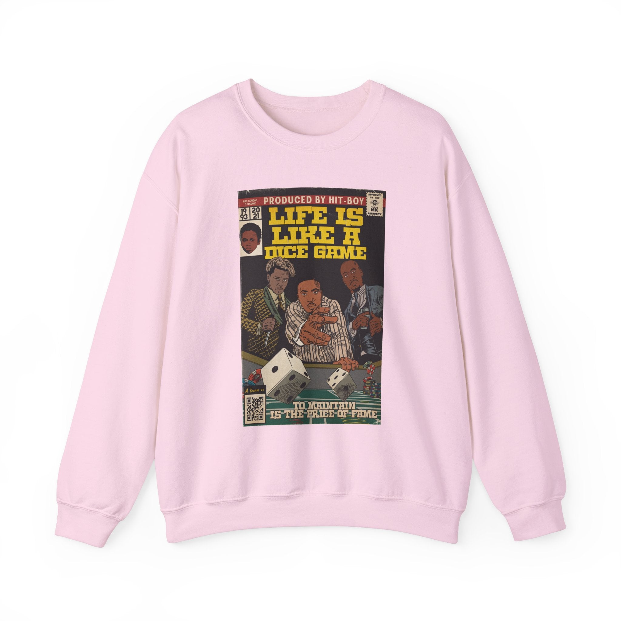 Life Is Like A Dice Game - Unisex Heavy Blend™ Crewneck Sweatshirt