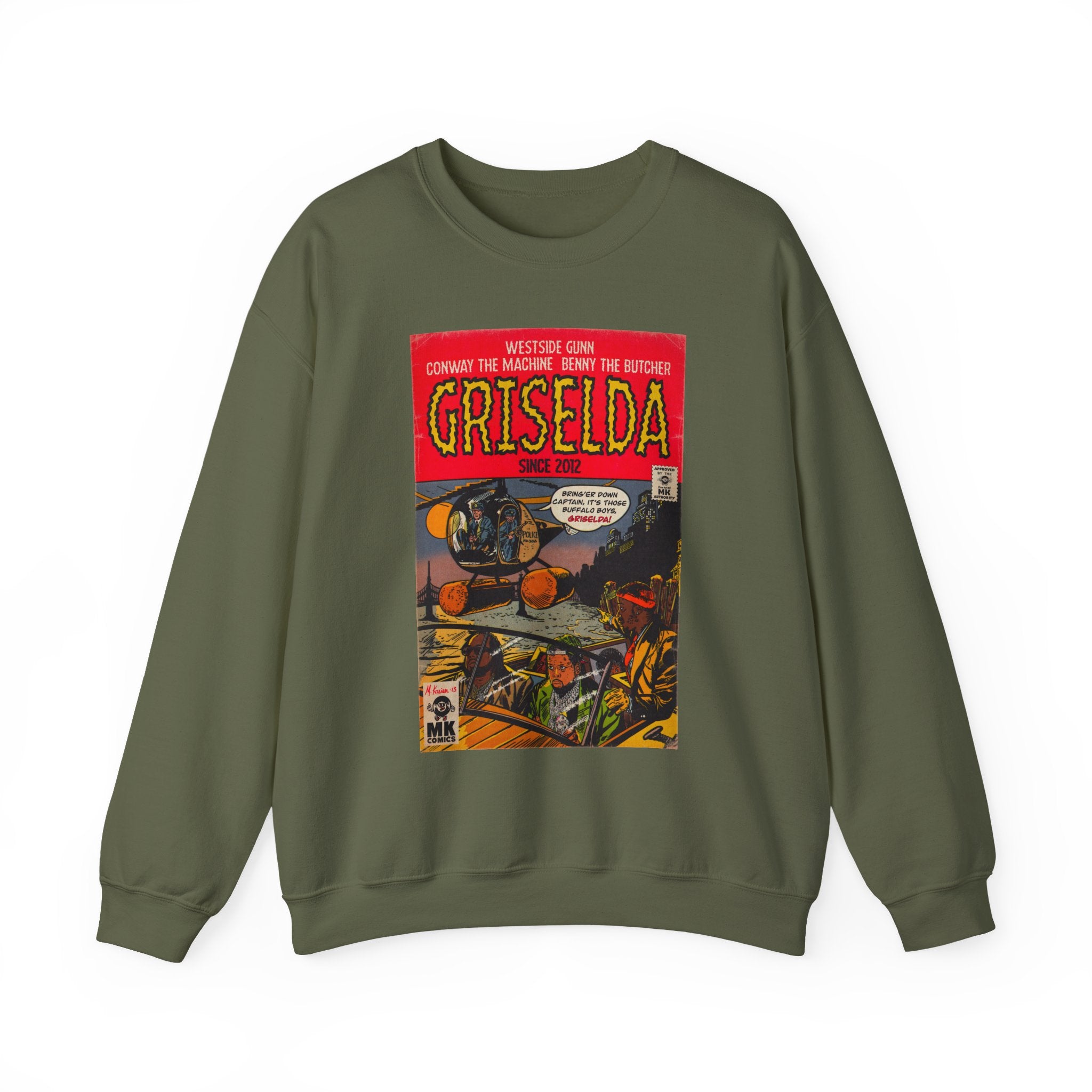 Griselda - Comic Book Art - Unisex Heavy Blend™ Crewneck Sweatshirt
