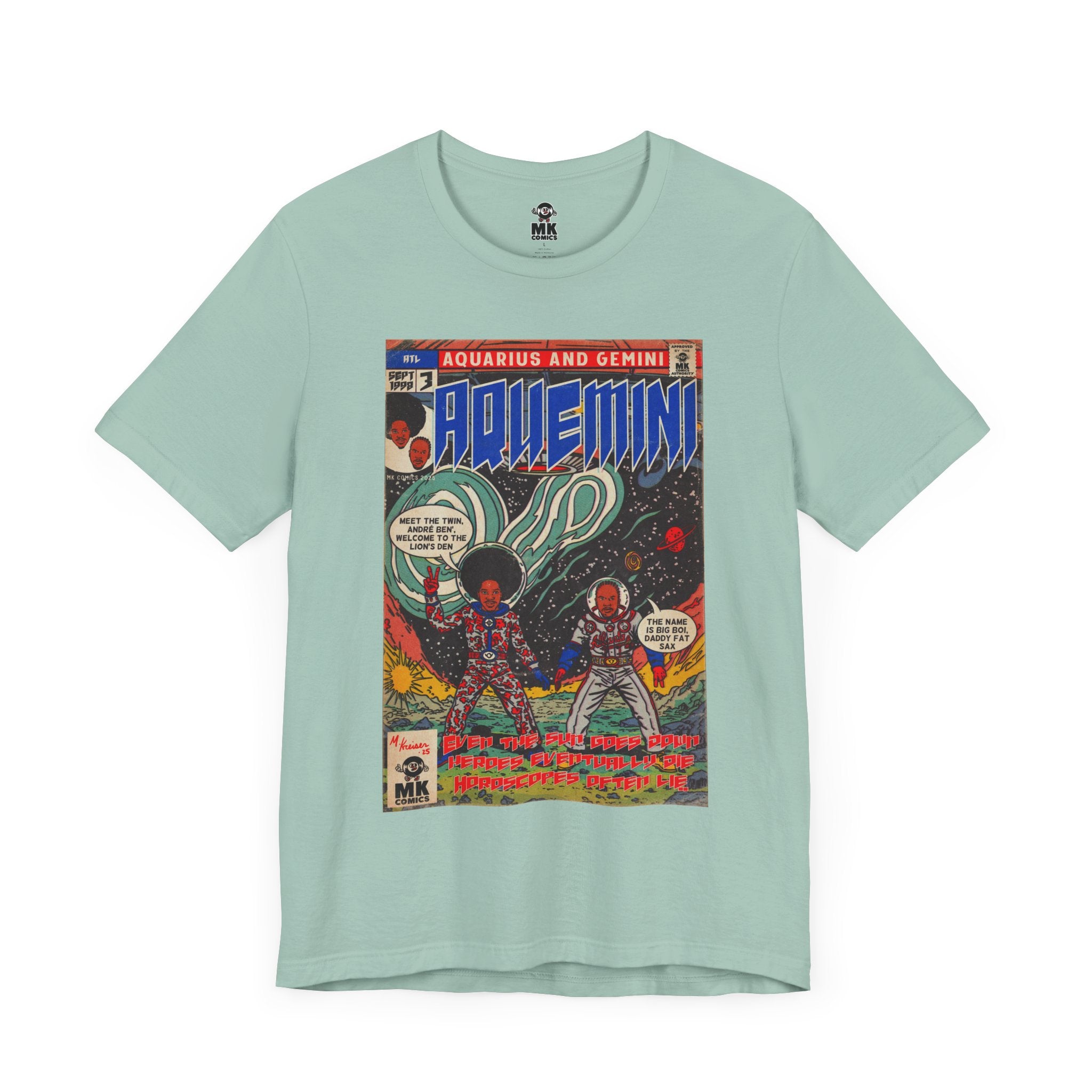 Aquemini - Comic Book Art - Unisex Jersey Short Sleeve Tee