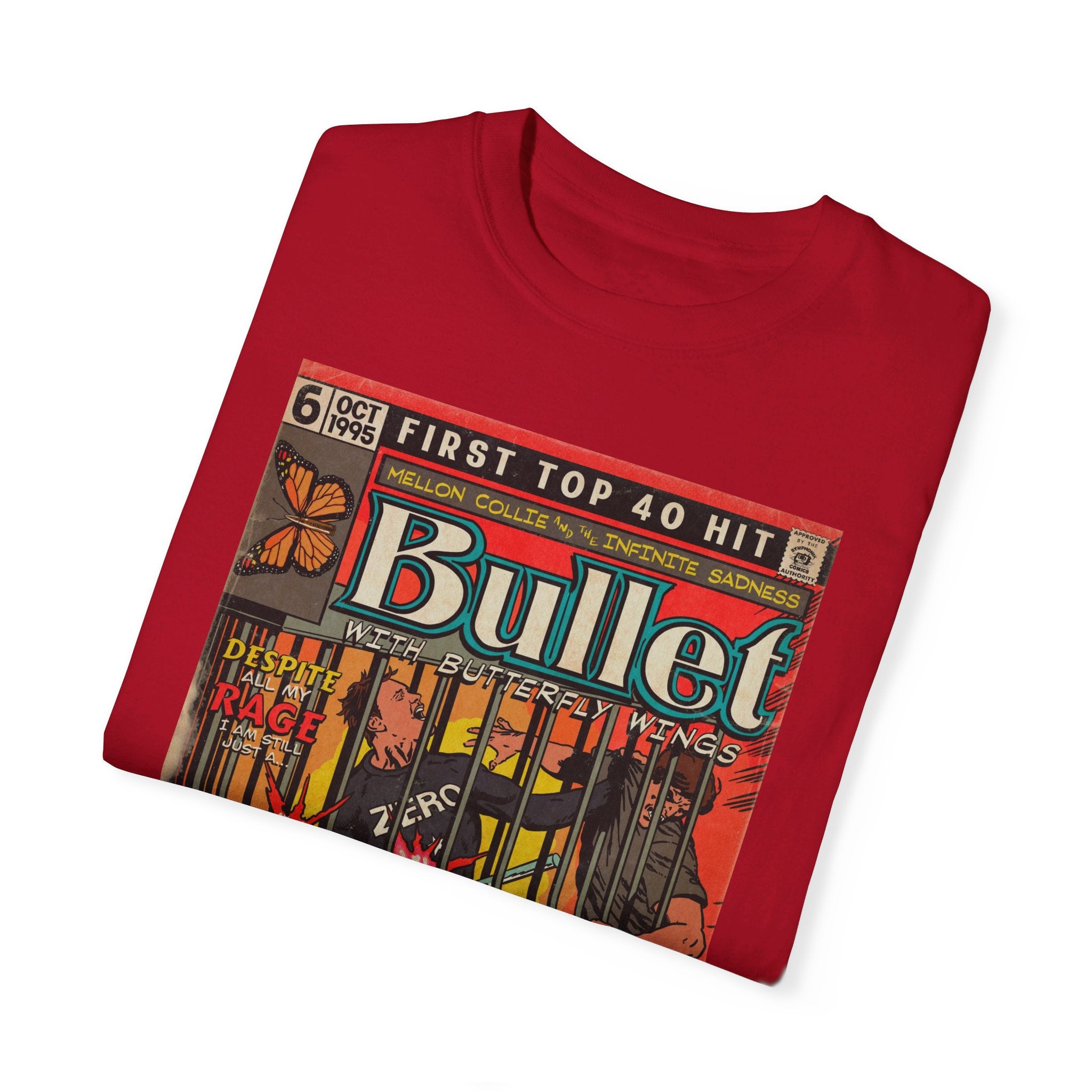 Bullet With Butterfly Wings - Unisex Comfort Colors T-shirt