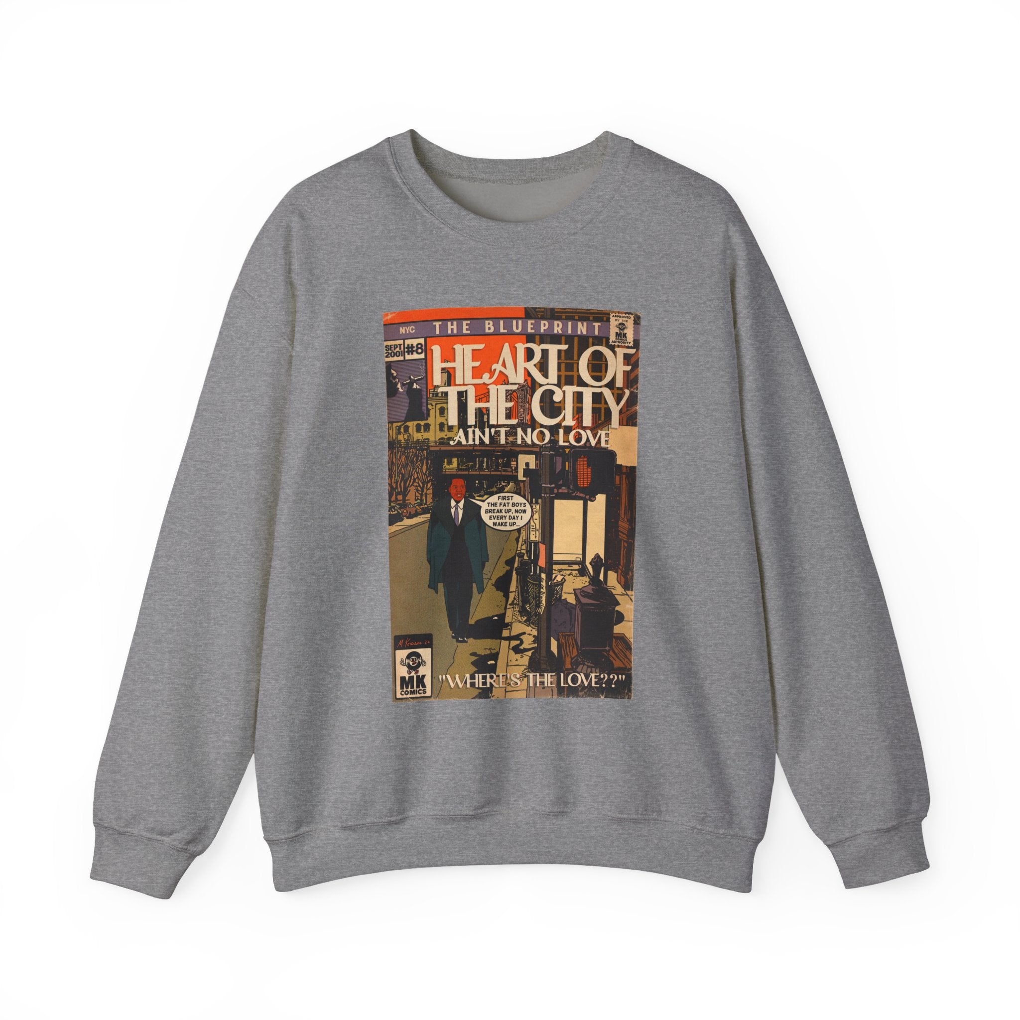 Heart of the City - Unisex Heavy Blend™ Crewneck Sweatshirt