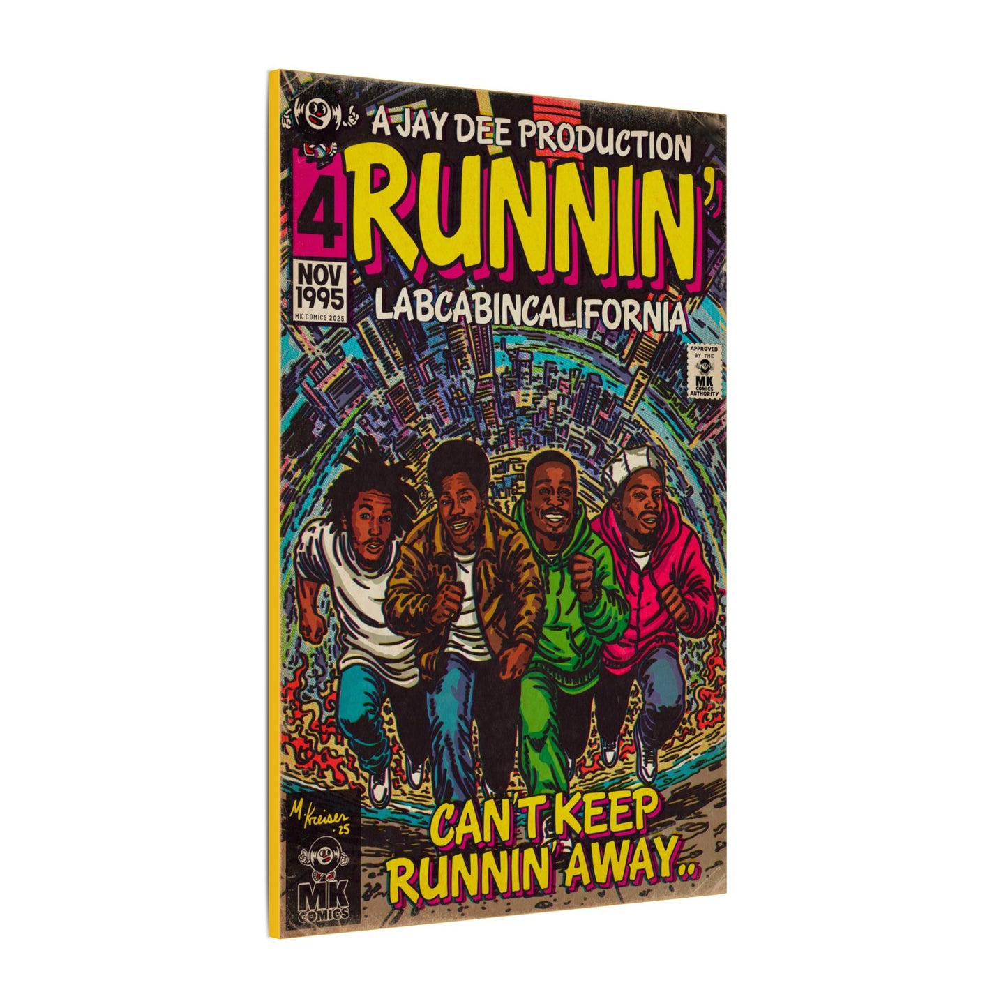 Runnin' - Matte Canvas, Stretched, 0.75" (Multi-Size)