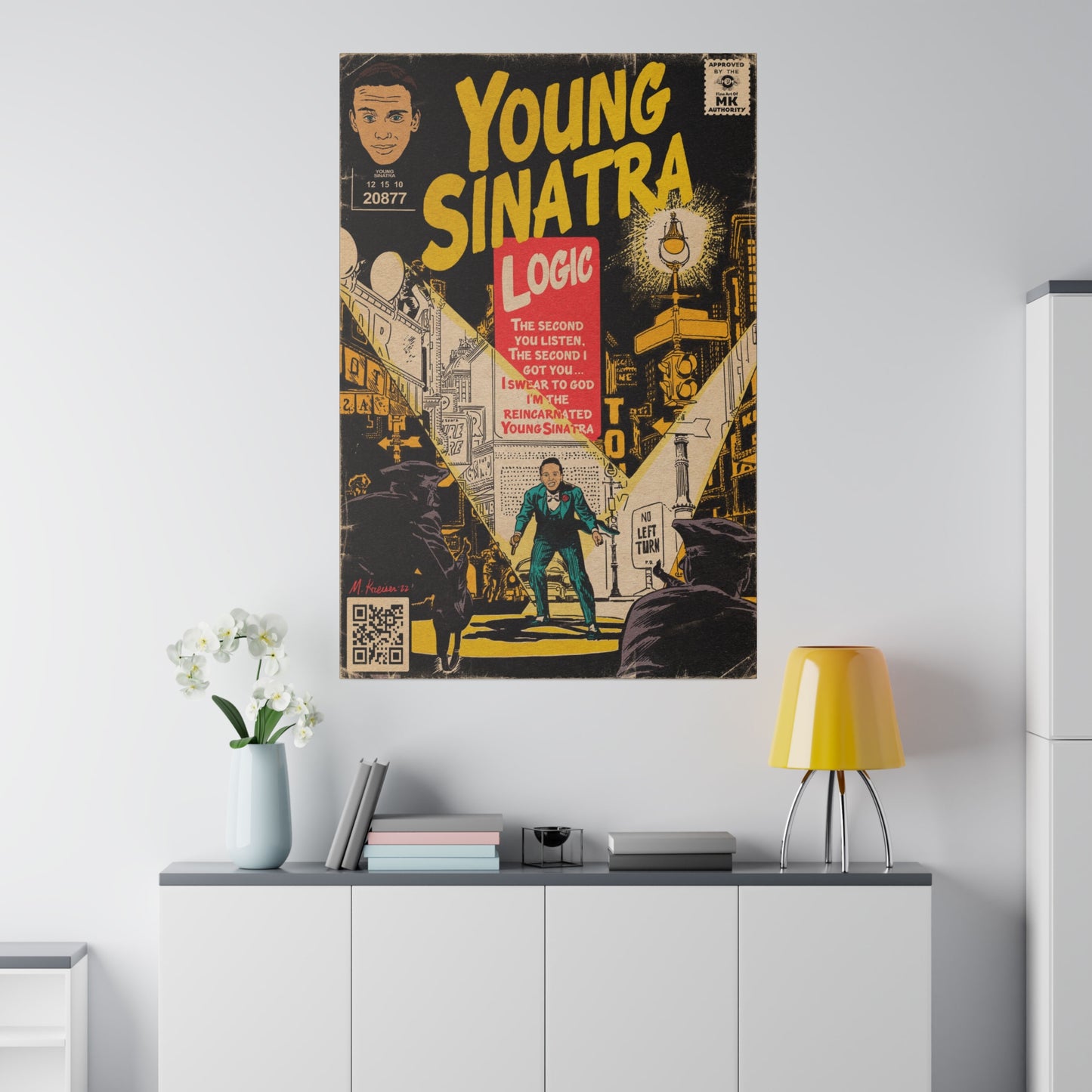 Logic - Young Sinatra - Matte Canvas, Stretched
