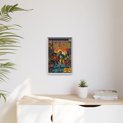 The Score - Matte Canvas, Framed (Multi-color)