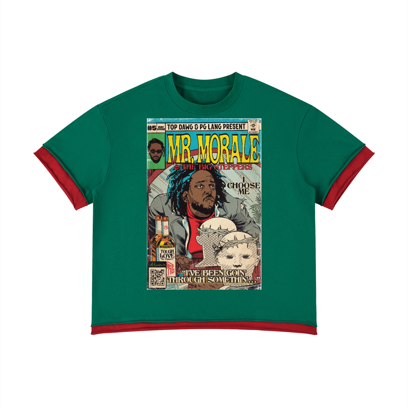Mr. Morale & the Big Steppers - Unisex Boxy Color Block T-Shirt