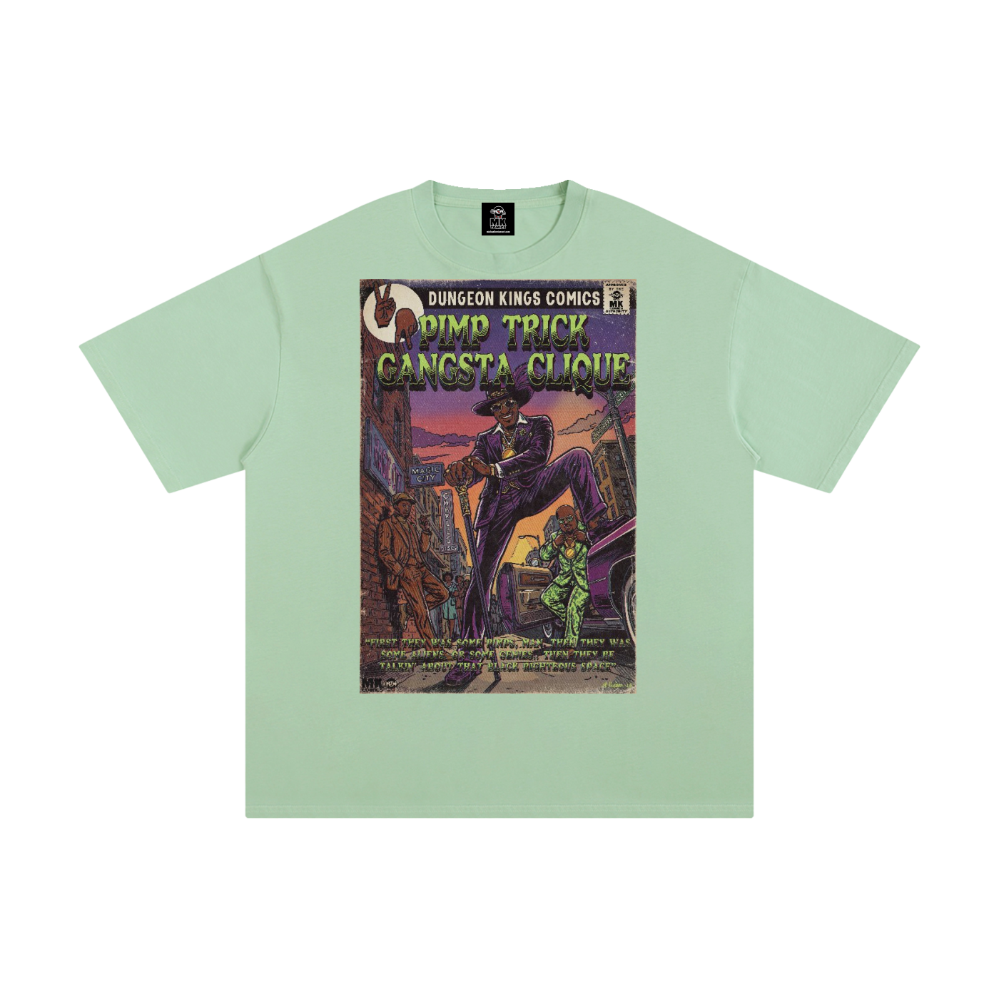 Pimp Trick Gangsta Clique - Unisex Pure Cotton T-Shirt
