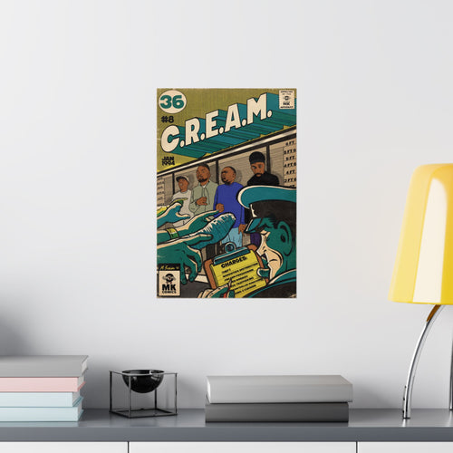 C.R.E.A.M - Comic Book Art - Vertical Matte Poster