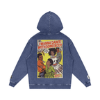 I Wanna Dance with Somebody - Snow Washed Loose Cotton Hoodie