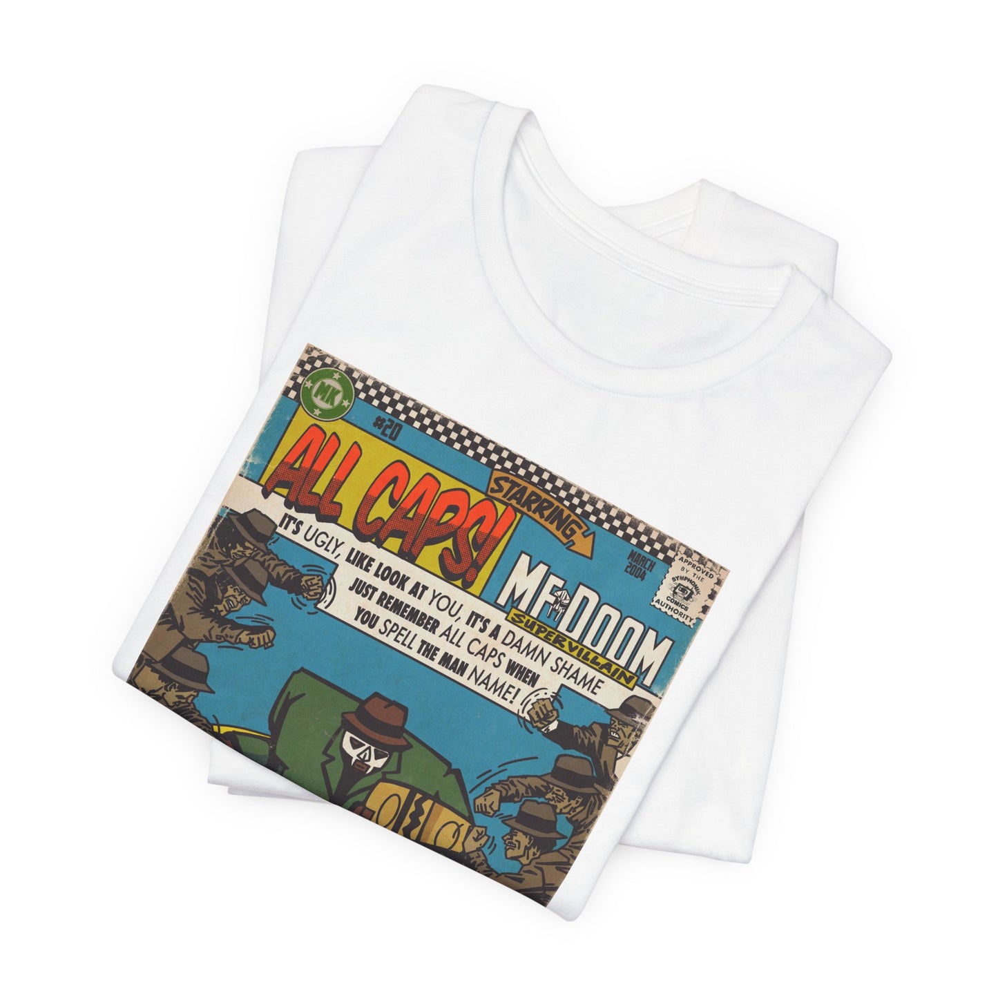 DOOM - All Caps - Unisex Jersey Short Sleeve Tee