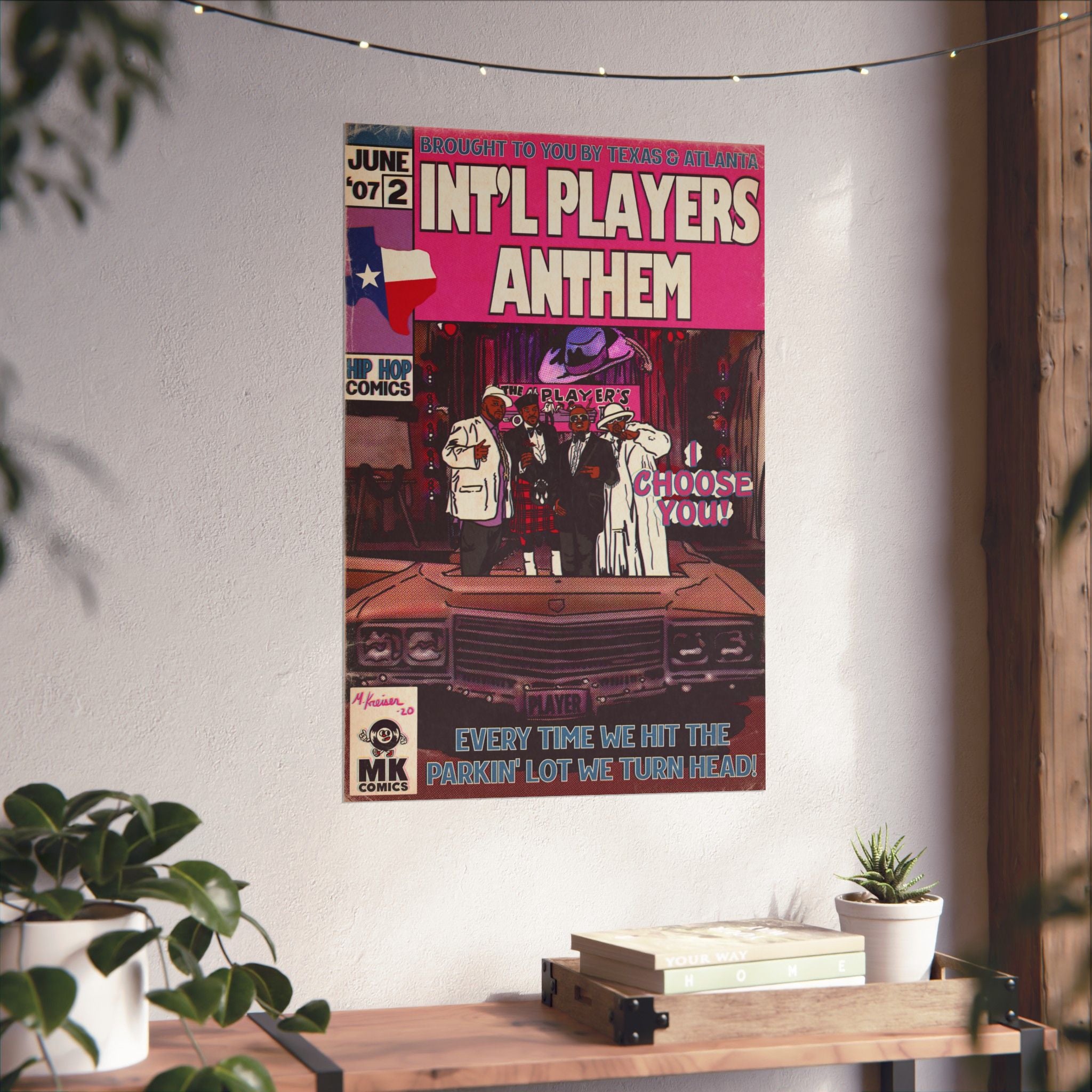 Int’l Players Anthem - Vertical Matte Poster