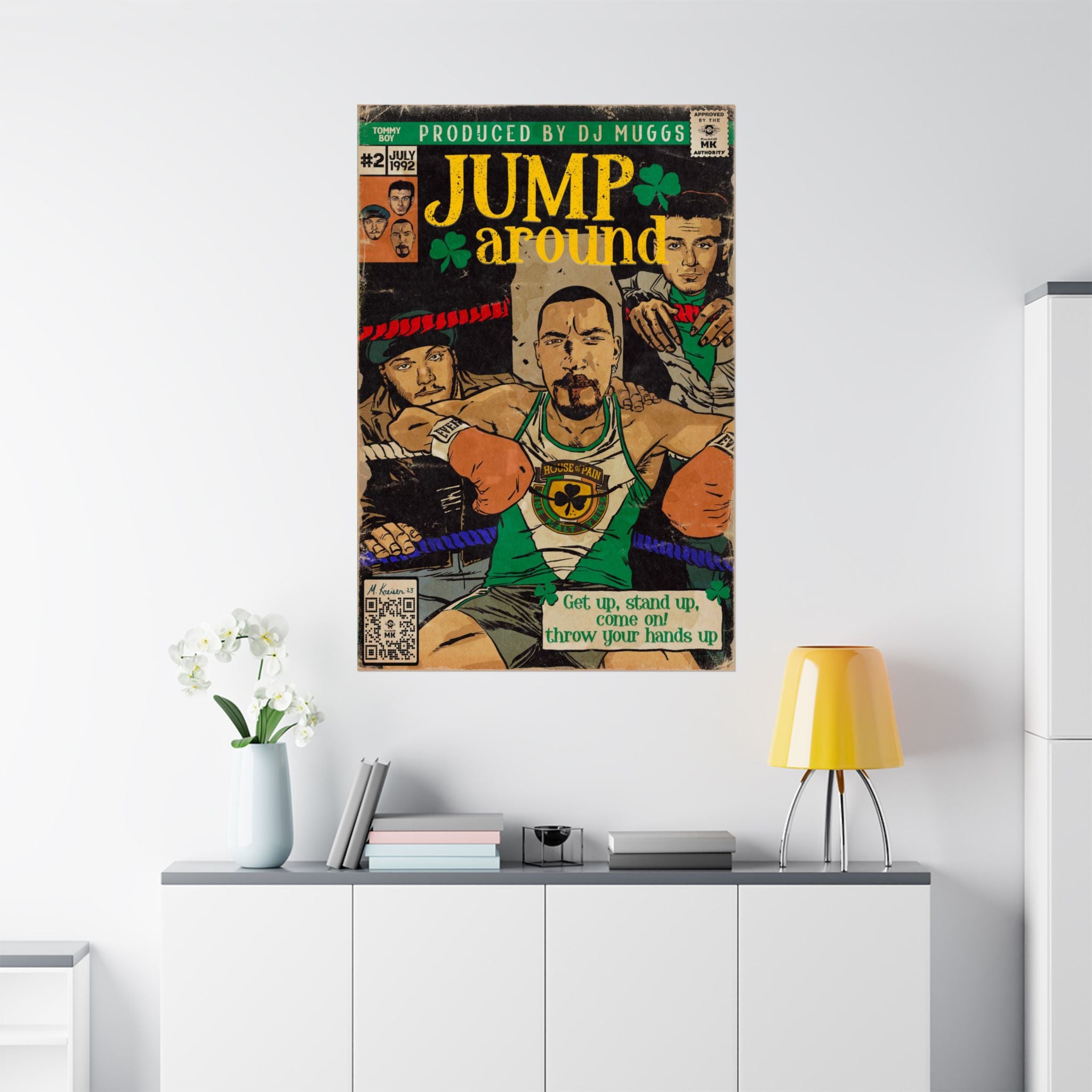 Jump Around -  Vertical Matte Poster