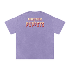 Master of Puppets - Snow Washed Oversized Cotton T-Shirt