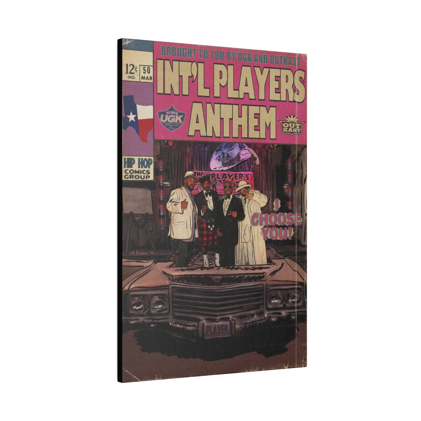 UGK & Outkast - Int’l Players Anthem (I Choose You) - Matte Canvas, Stretched, 0.75"