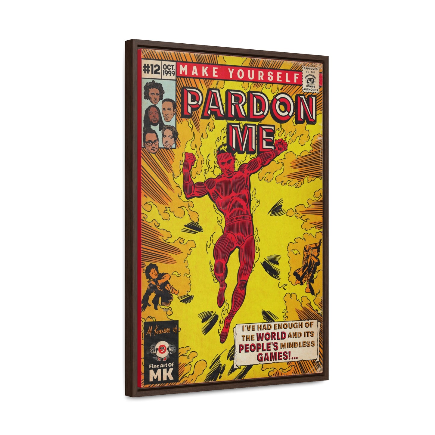Incubus - Pardon Me - Gallery Canvas Wraps, Vertical Frame
