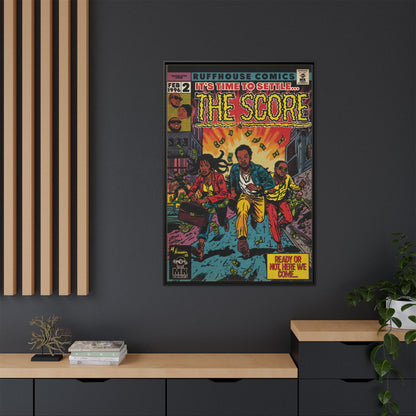 The Score - Matte Canvas, Framed (Multi-color)