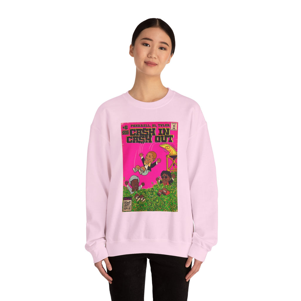 Cash In Cash Out - Unisex Heavy Blend™ Crewneck Sweatshirt