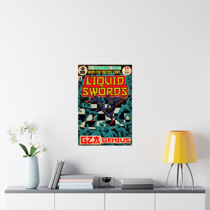 Liquid Swords - Vertical Matte Poster