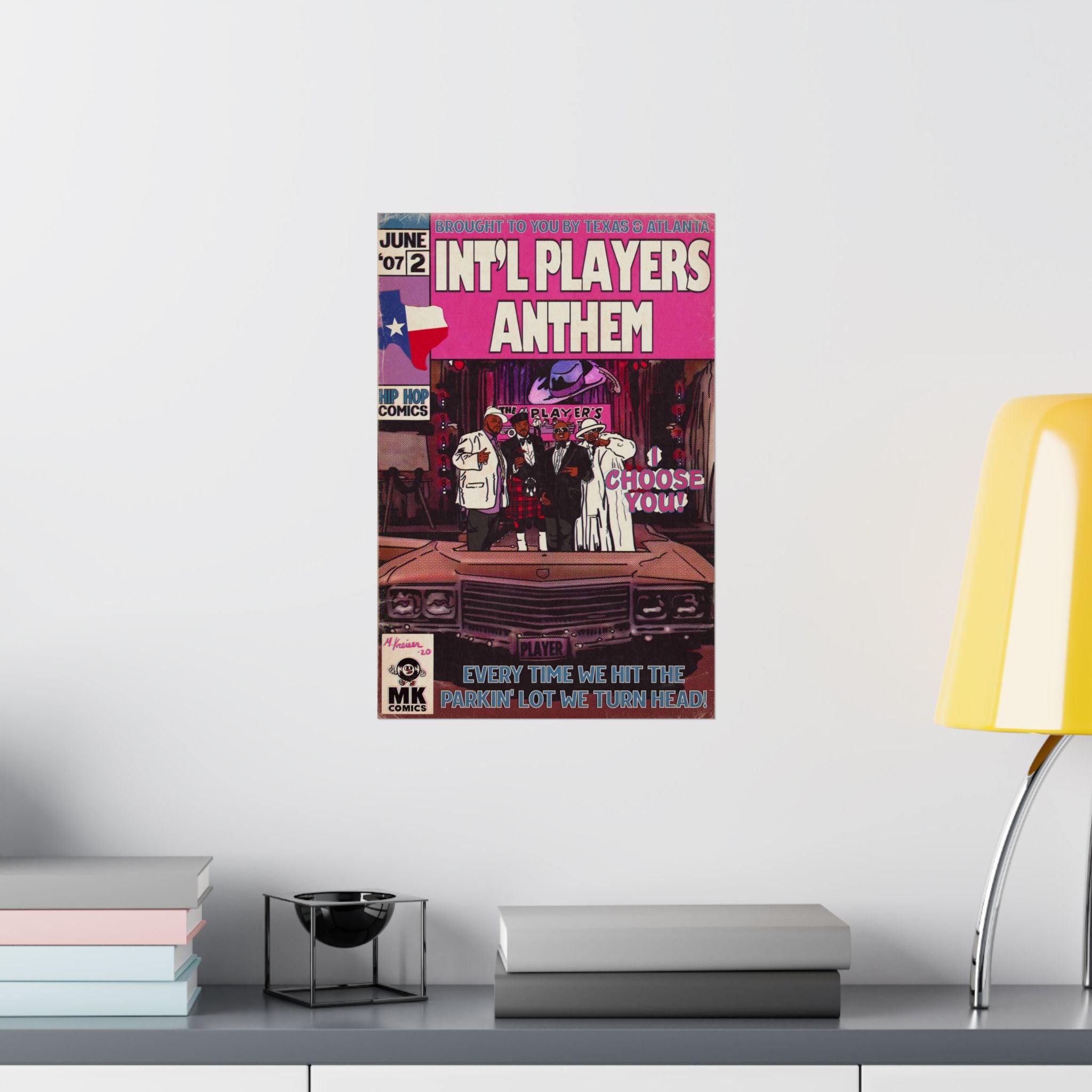 Int’l Players Anthem - Vertical Matte Poster