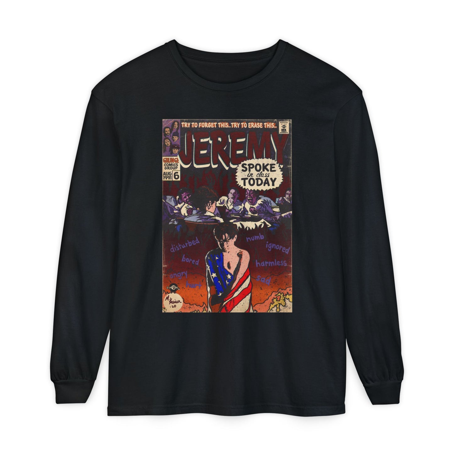 Jeremy - Unisex Comfort Colors Long Sleeve T-Shirt