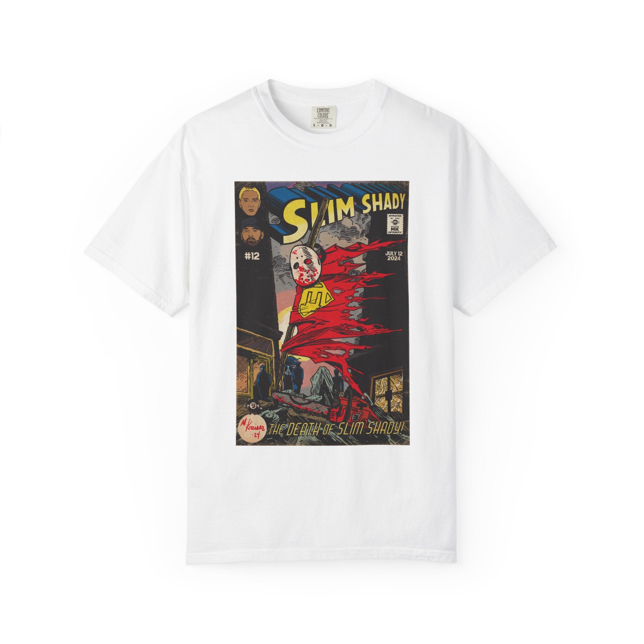 Death of Slim Shady - Unisex Comfort Colors T-shirt